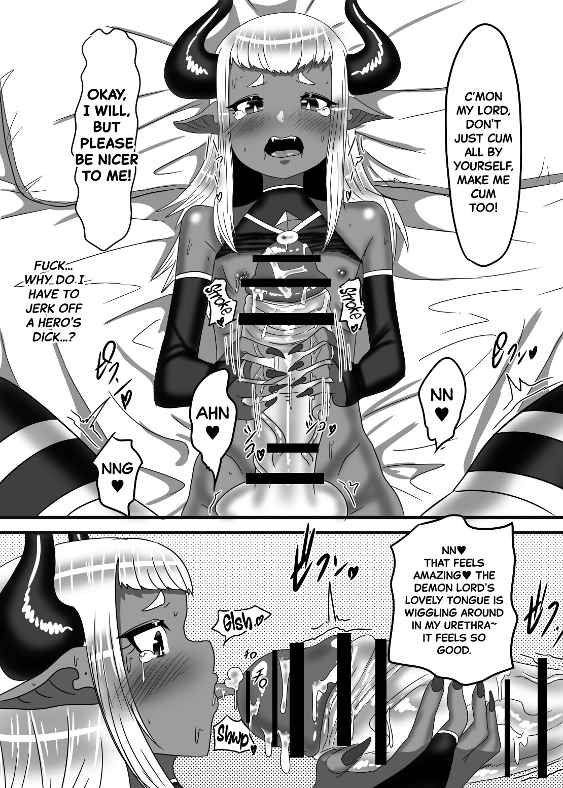 The Futanari Hero's Allurement of The Demon Lord page 38