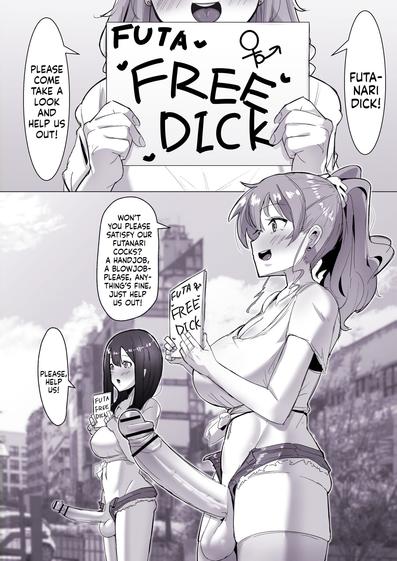 The Futanari's Slinging Free Dick Around The Neighbourhood page 2