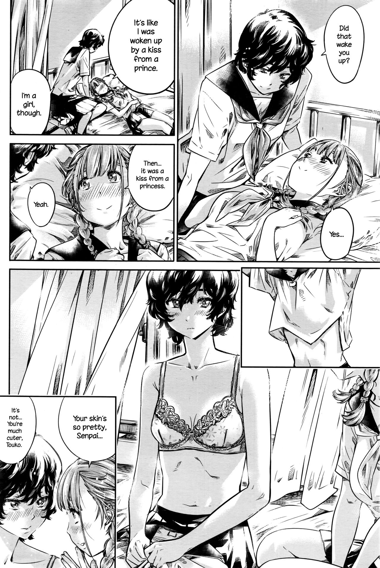 The Girl Awakens With a Kiss From the Princess page 28