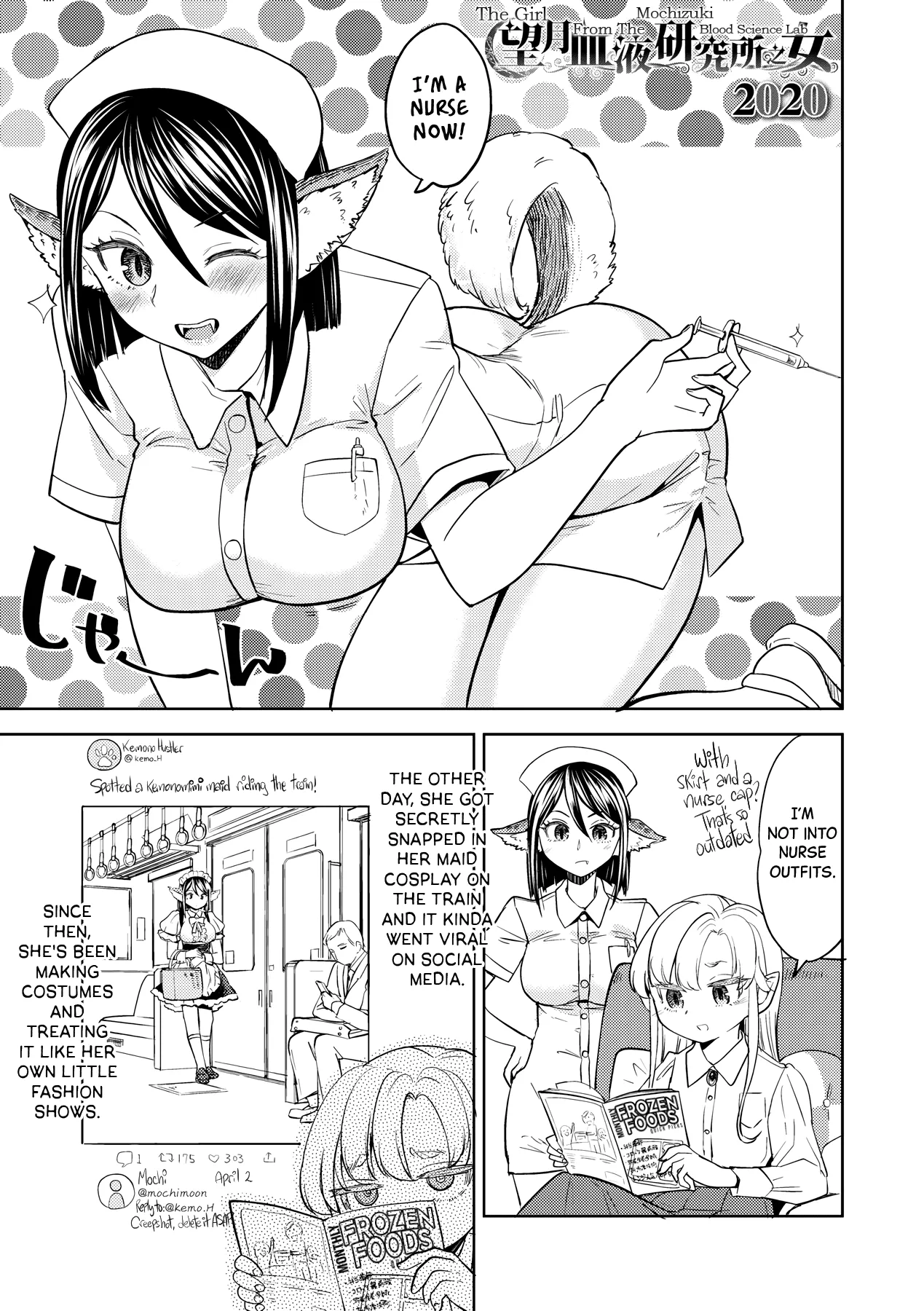 The Girl from the Mochizuki Blood Science Lab Ch.1-4 + Bonus page 135