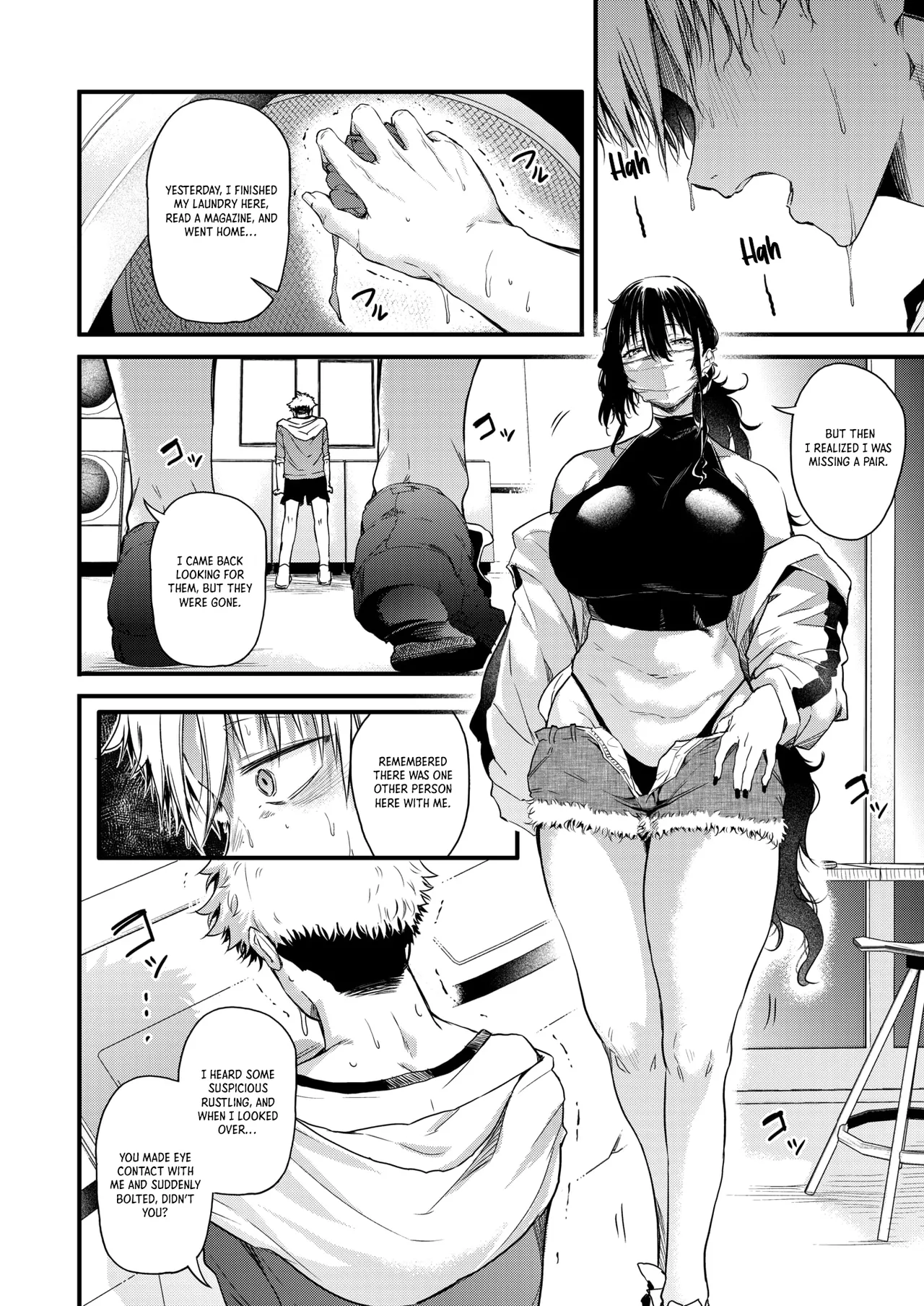 The Girl in Black at the Laundromat page 10
