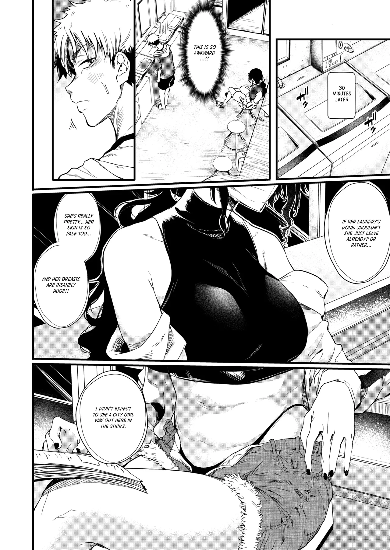 The Girl in Black at the Laundromat page 4