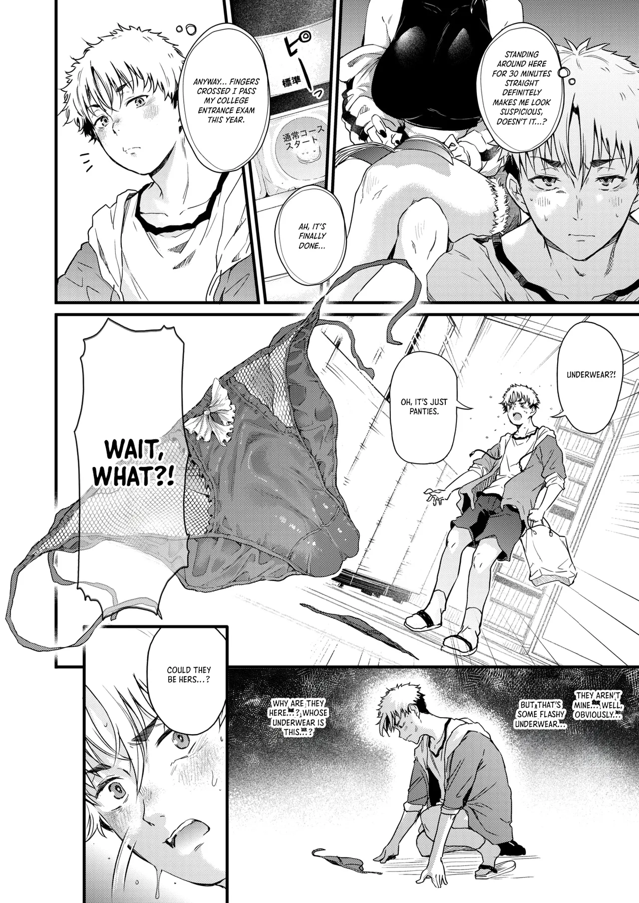 The Girl in Black at the Laundromat page 6