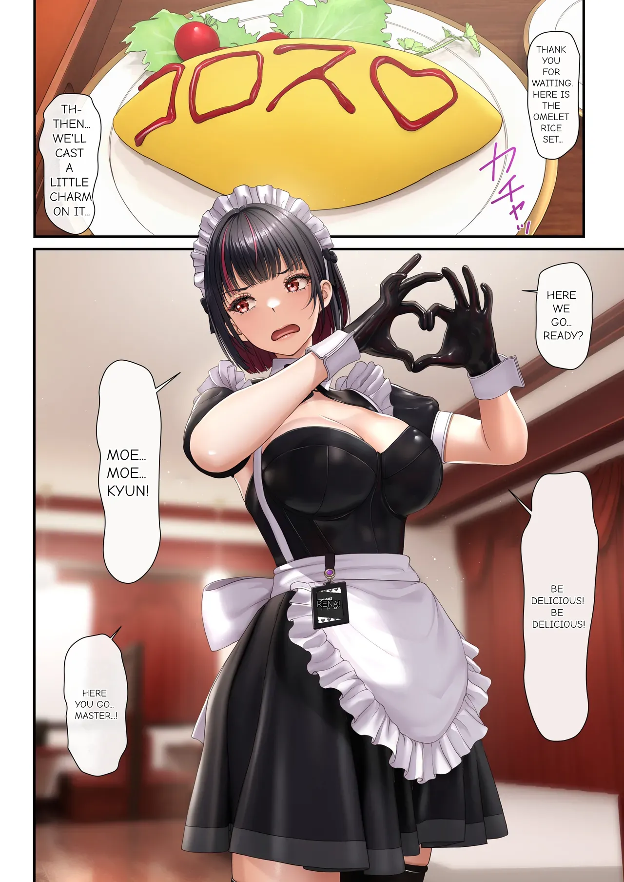 The Girl Sitting Next to Me Was a Maid Café Waitress—So I Made a Lewd Request, Only to Have Her Turn the Tables and Take Control of My Ejaculation page 6
