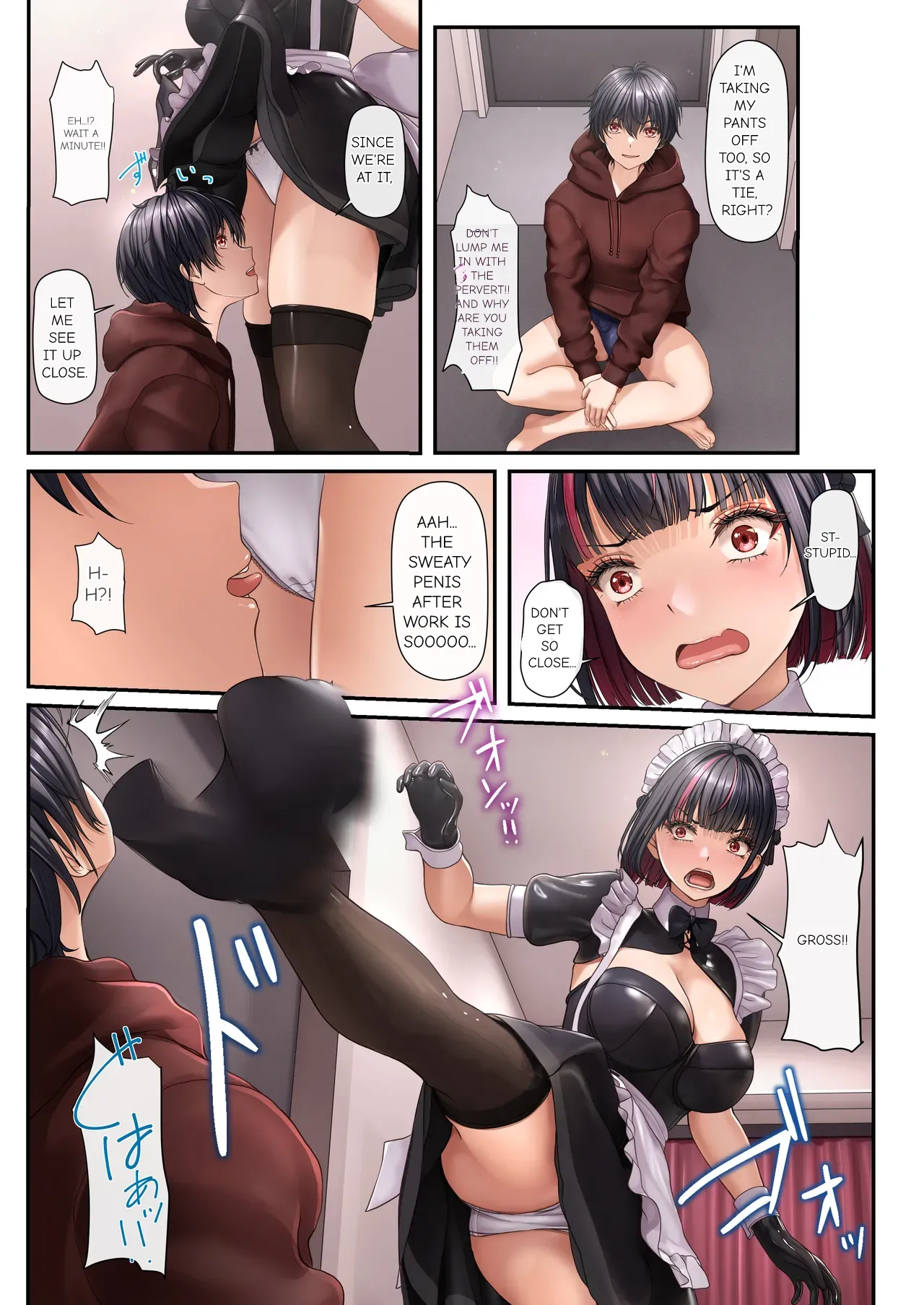 The Girl Sitting Next to Me Was a Maid Café Waitress—So I Made a Lewd Request, Only to Have Her Turn the Tables and Take Control of My Ejaculation page 9