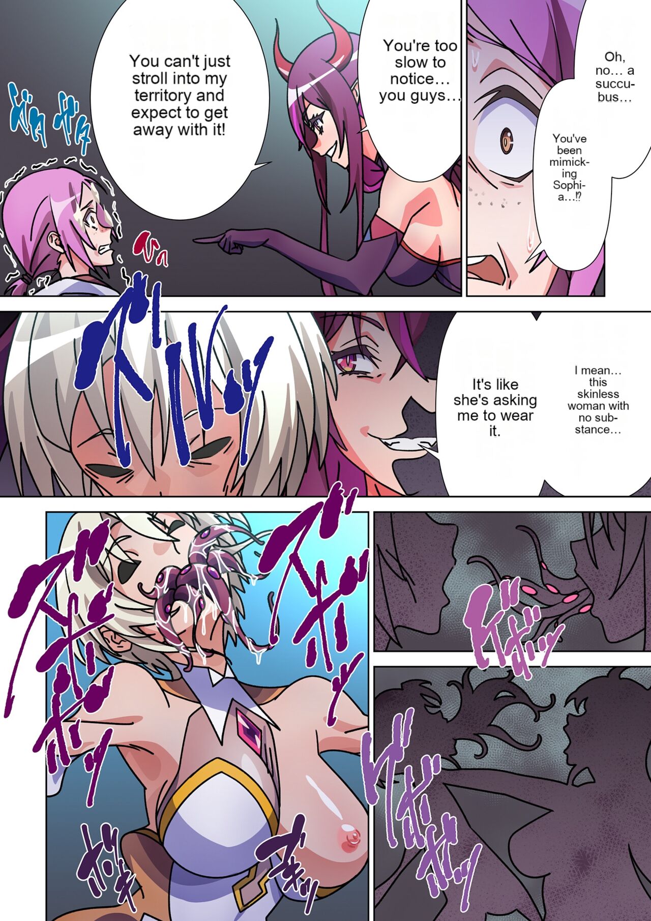 The girl who was turned into Morgessoyo and me who became the strongest succubus page 27