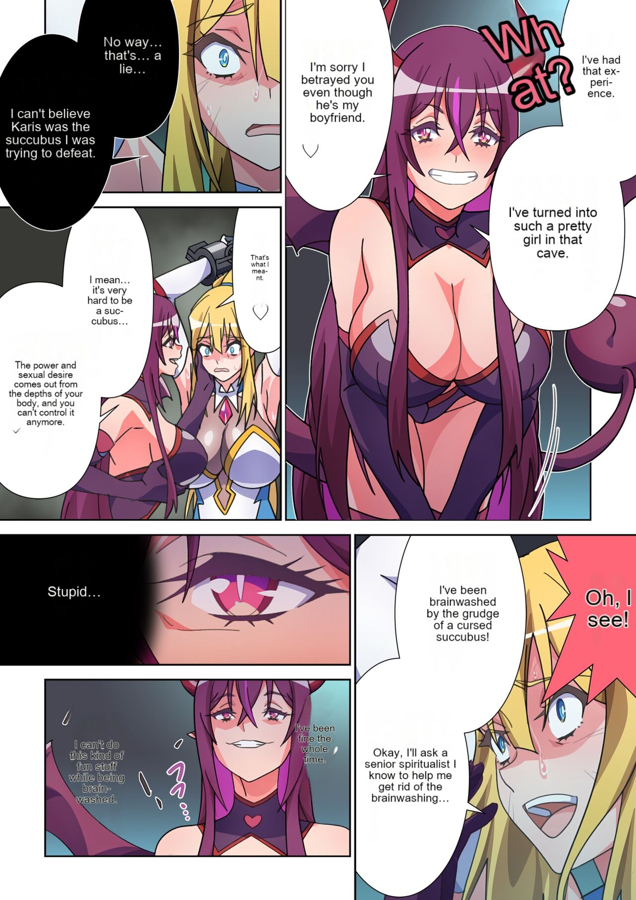 The girl who was turned into Morgessoyo and me who became the strongest succubus page 7