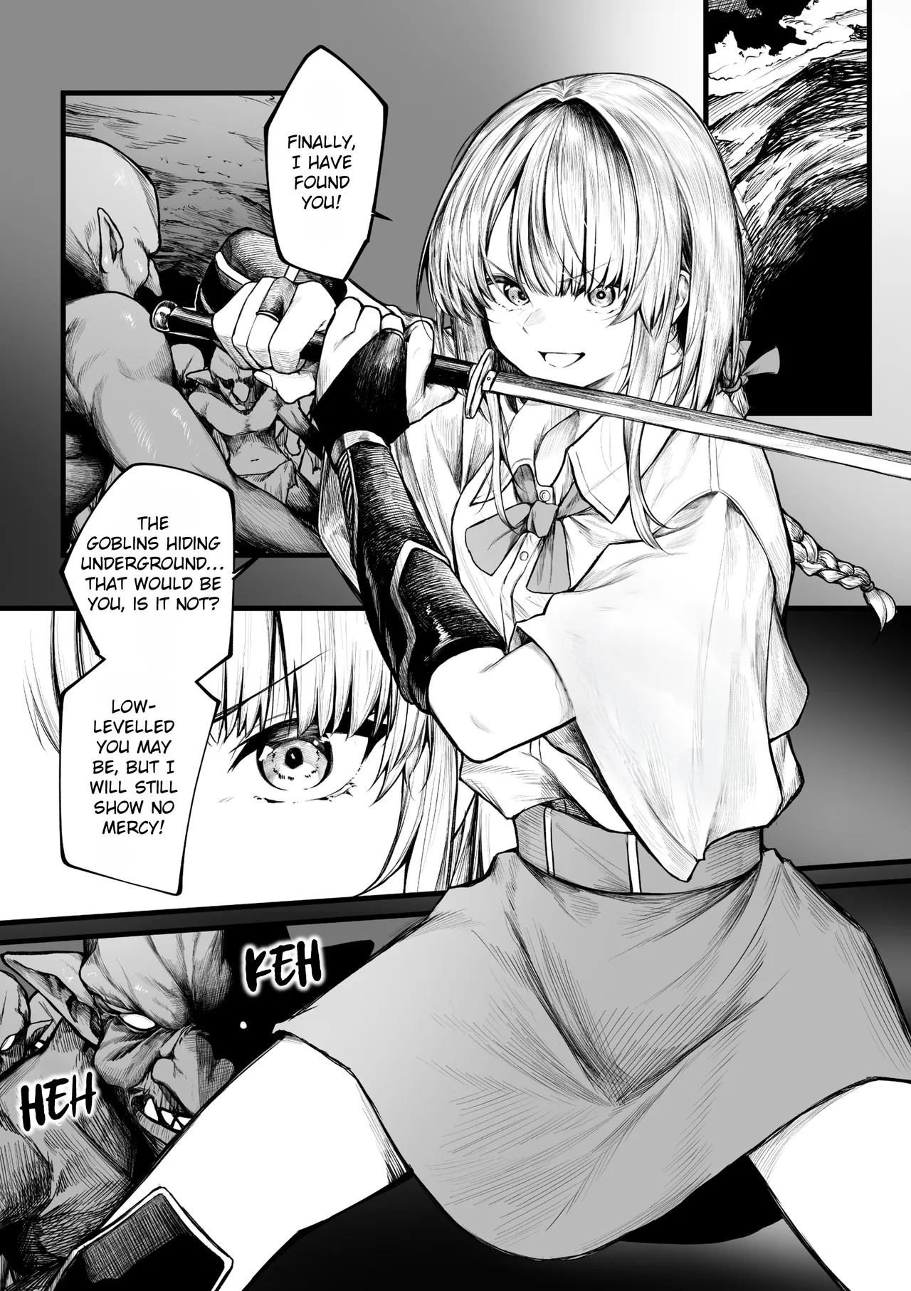 The Gloomy Adventurer Won't Lose to Goblins page 1