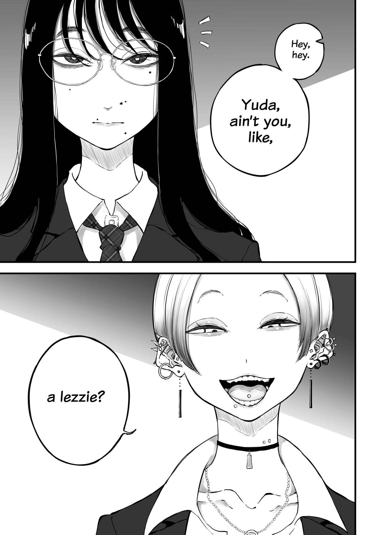 The Gyaru Who Mocked a Nerd After Discovering her Secret Account page 1