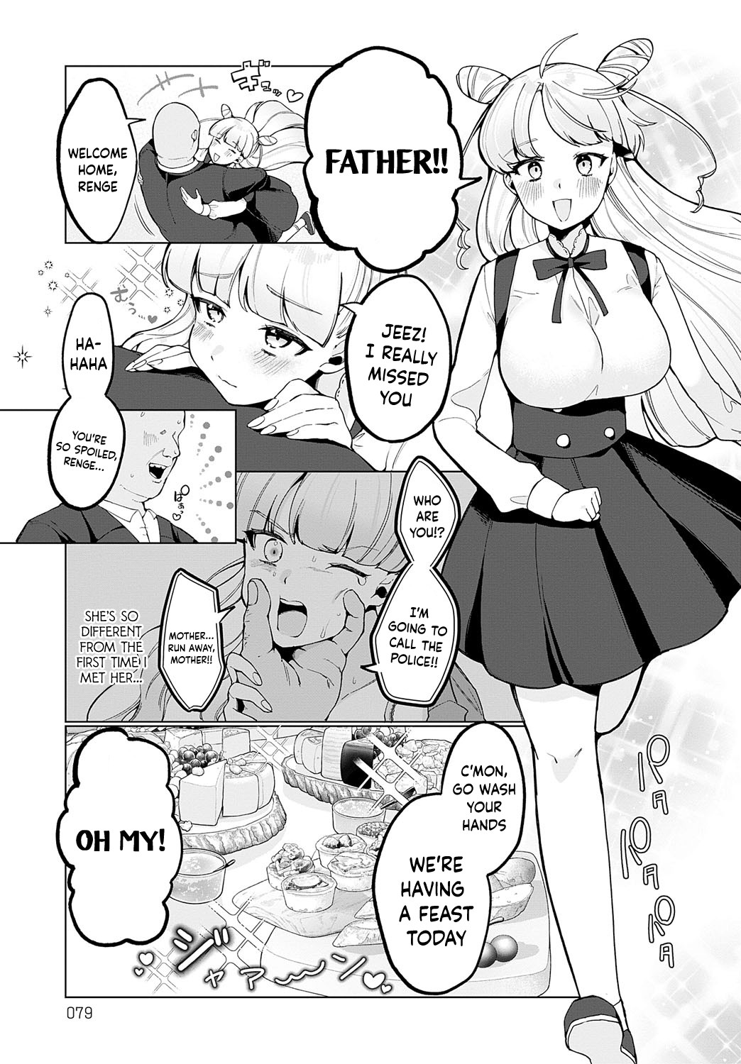 The Hananojou household is a 3 person family page 9
