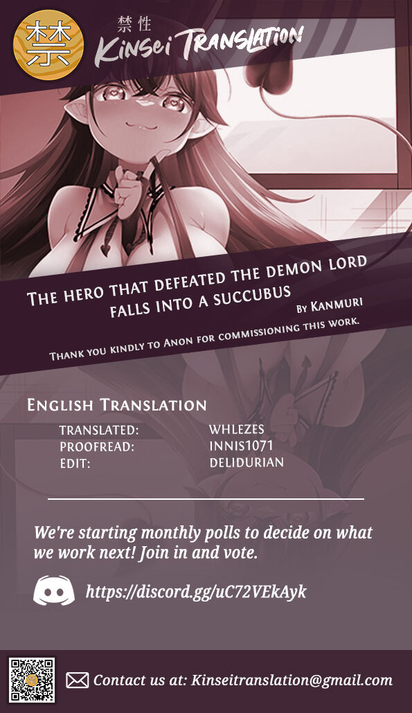 The Hero That Defeated the Demon Lord ♂ Falls Into a Succubus page 38