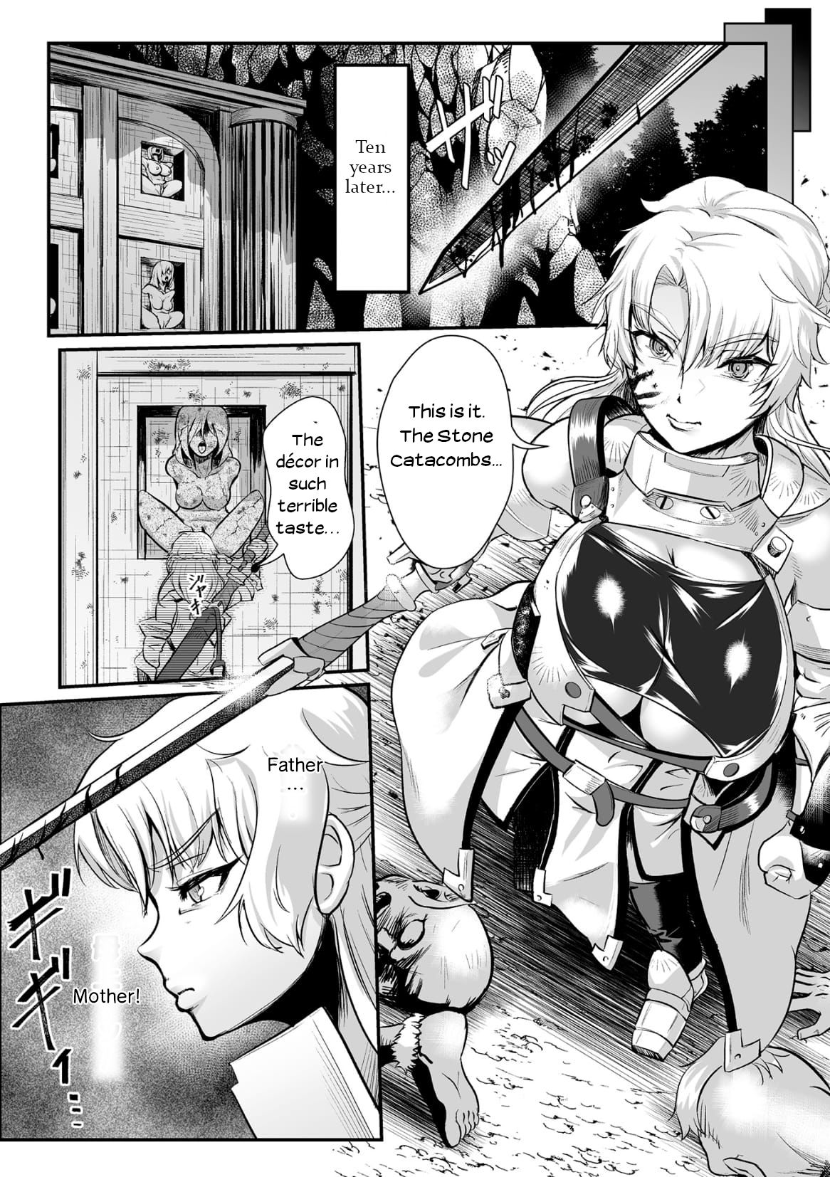 The Heroic Family Defeated into Lewd Statues - Episode 1 page 29