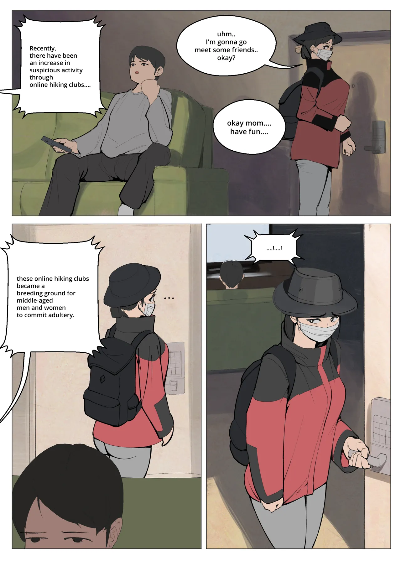The Hiking Club #1-3 page 1