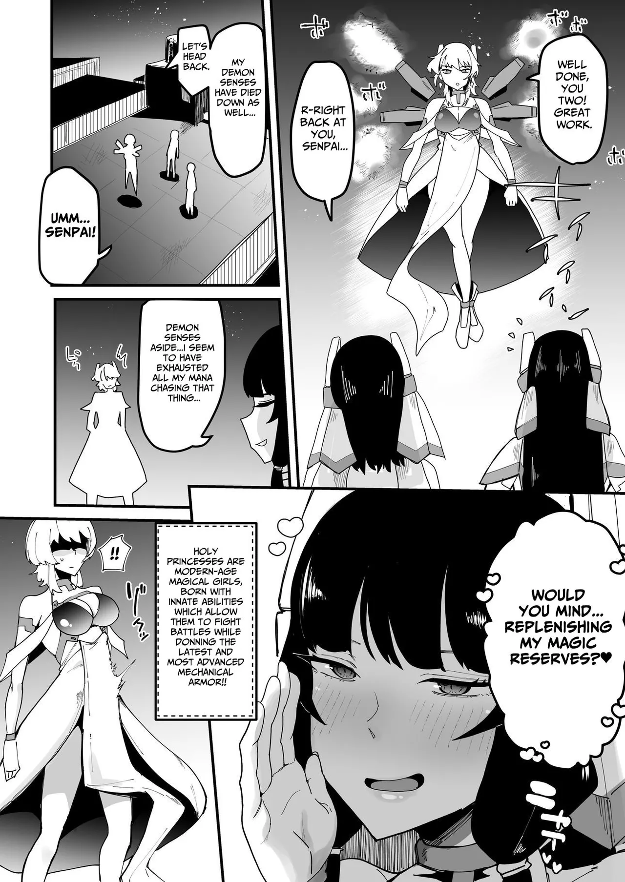 The Holy Futanari Princess ~Both Friends And Foes Are After My Mana-Concentrated Futanari Semen~ page 7