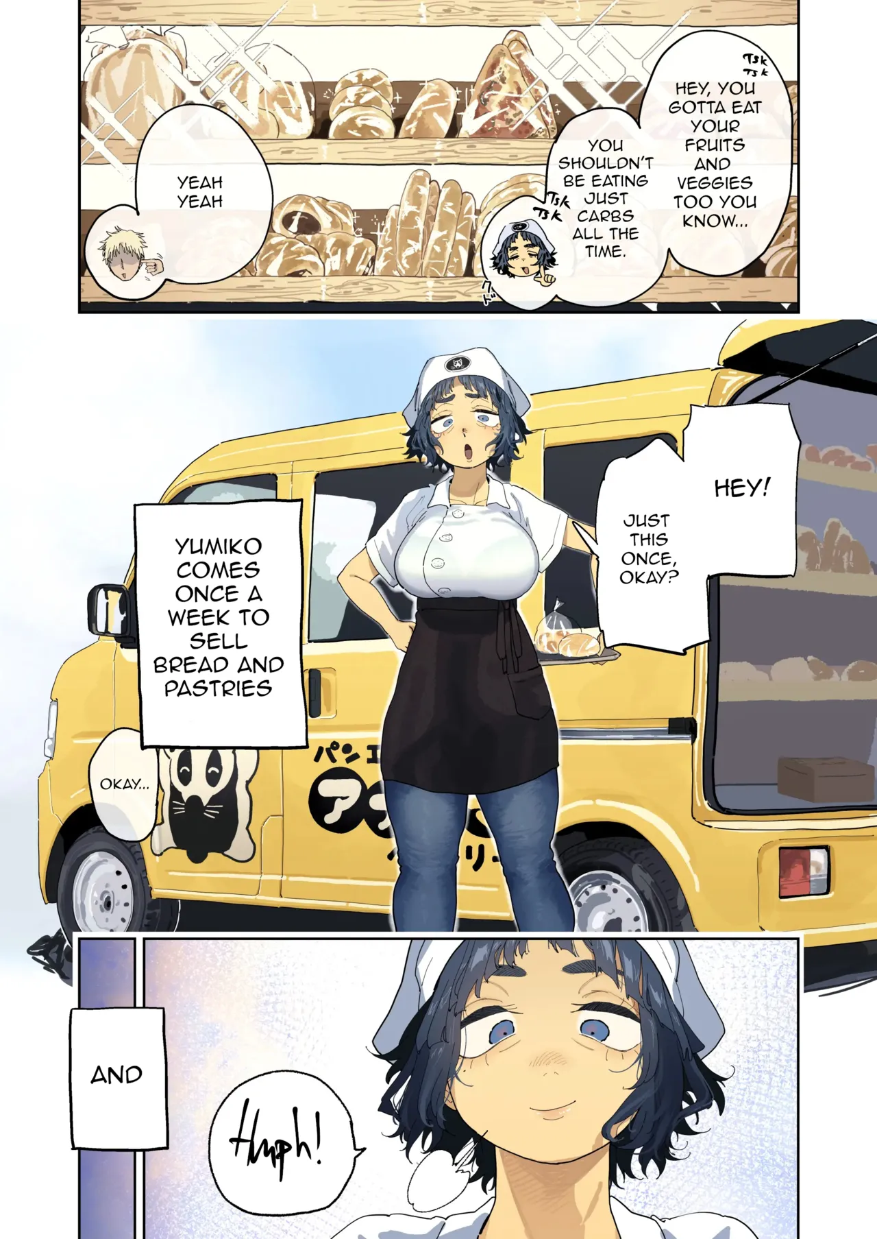 The Horny Housewife from the Door to Door Bread Delivery Service page 9