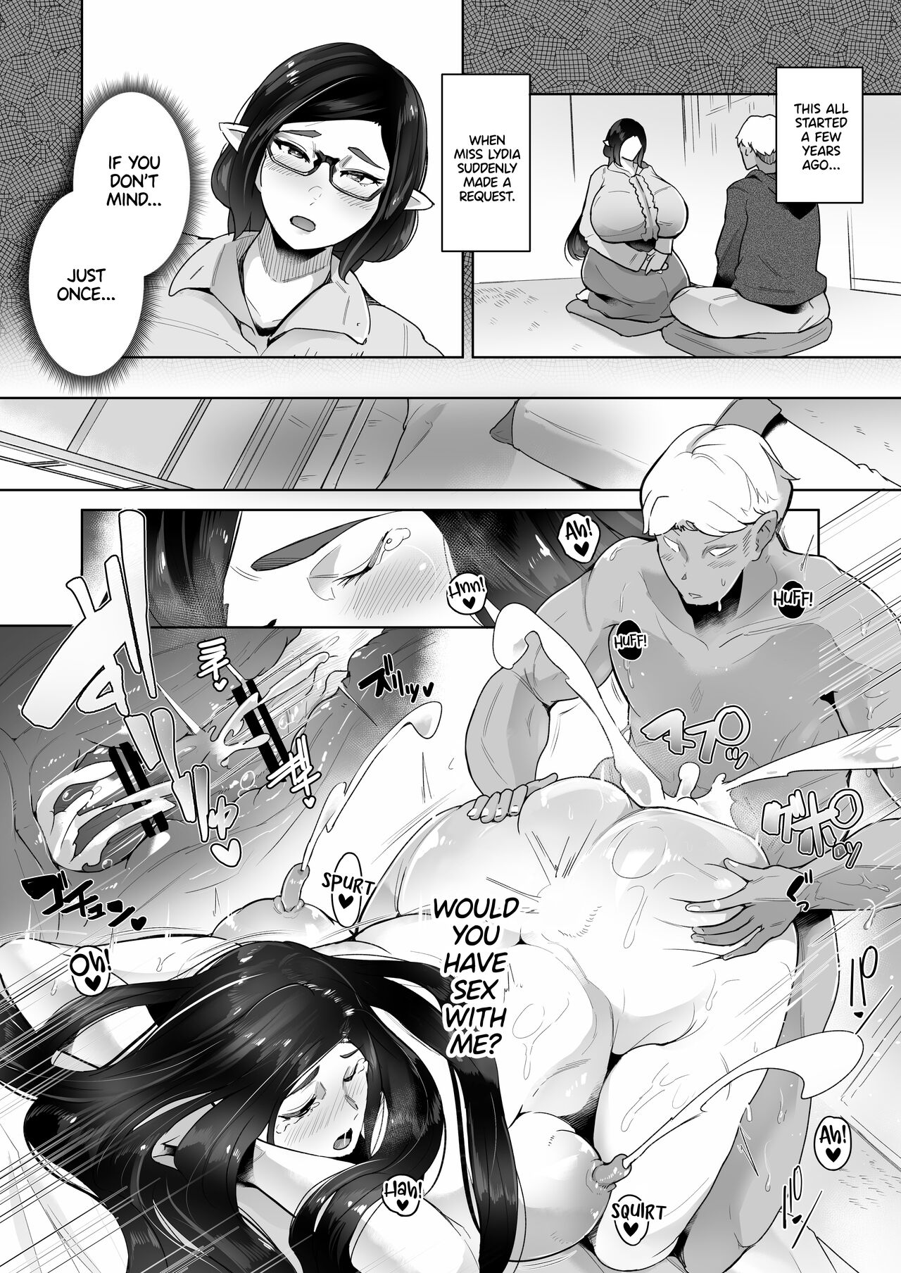 The Hot and Pervy Promise I Made to My Plump and Busty Elf Auntie page 7