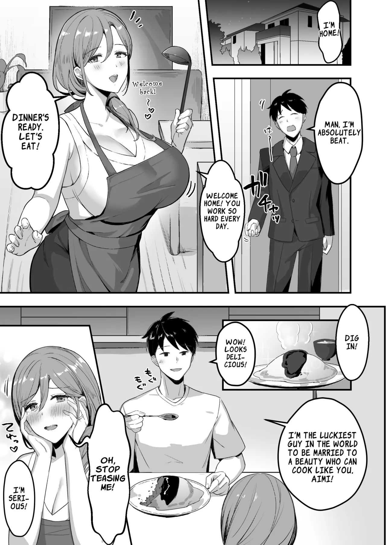 The Housewife Courier Who Became a Bitch for the Customer's Huge Cock page 2