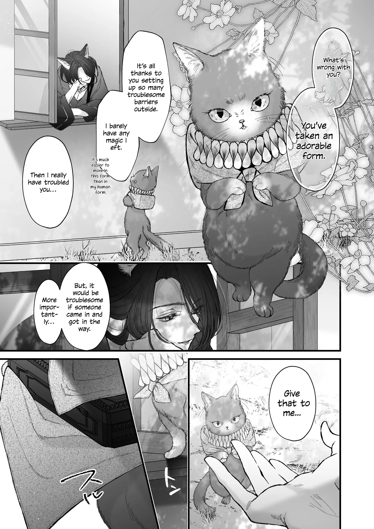 The howling wolf never forgets its promise. page 105