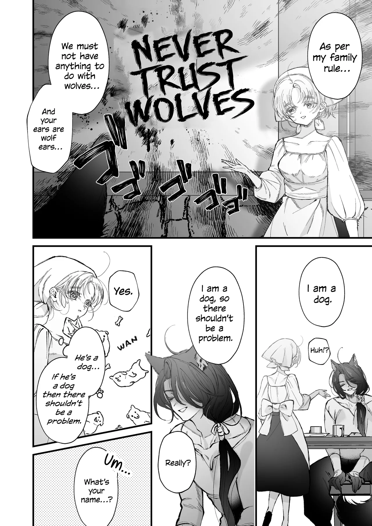 The howling wolf never forgets its promise. page 21