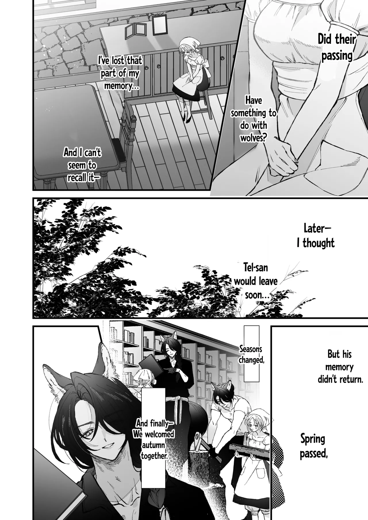 The howling wolf never forgets its promise. page 33