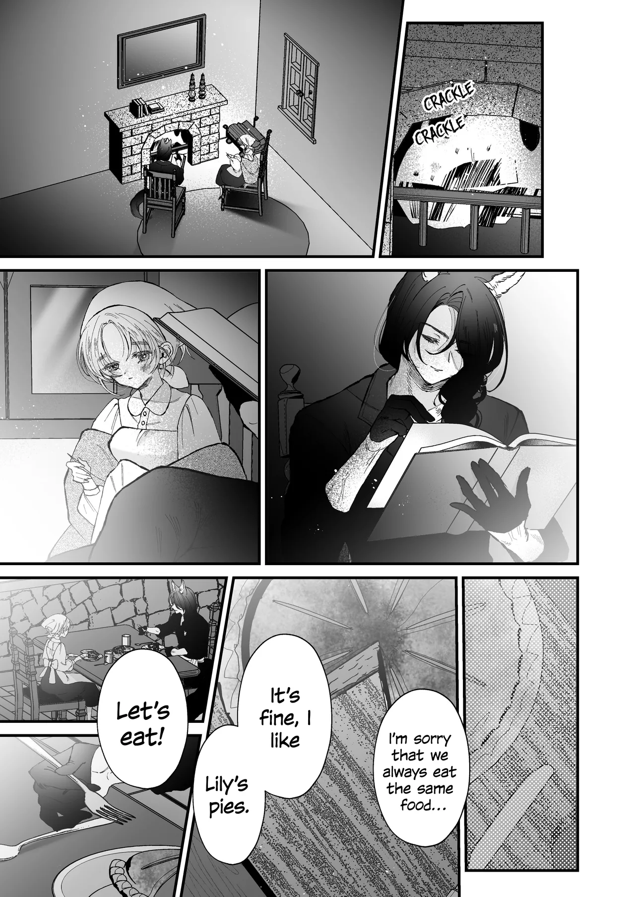 The howling wolf never forgets its promise. page 34