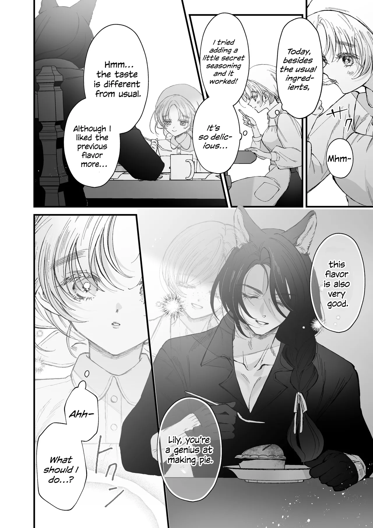 The howling wolf never forgets its promise. page 35