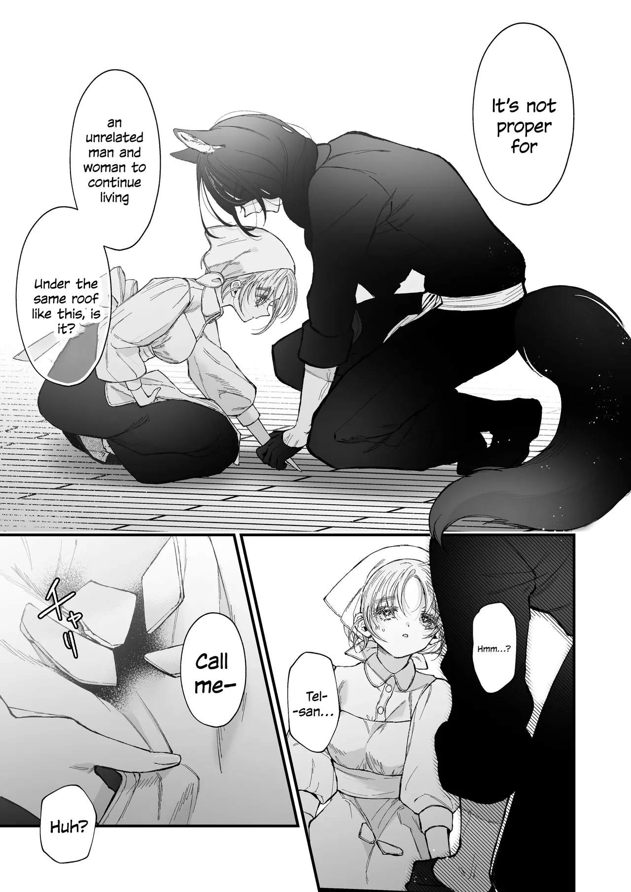 The howling wolf never forgets its promise. page 38