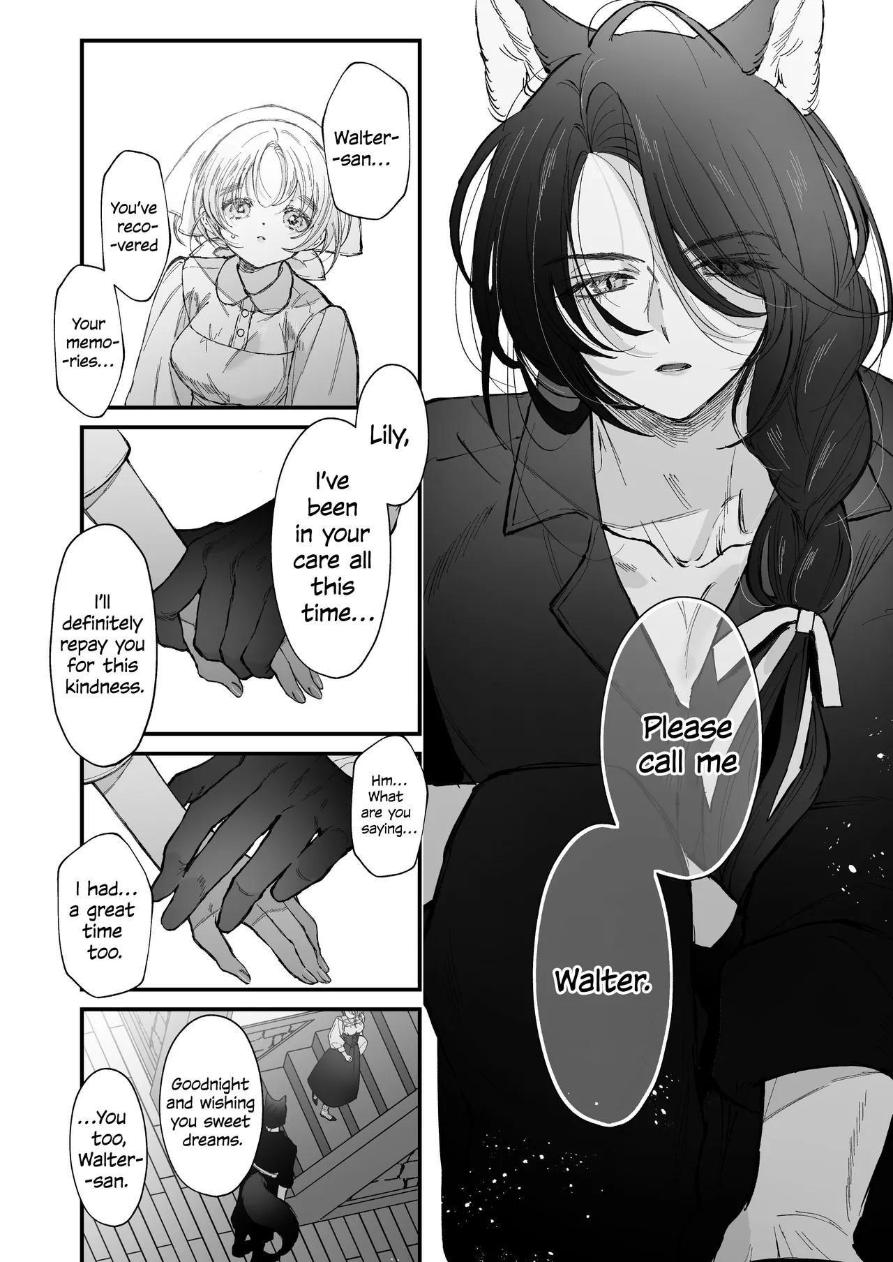 The howling wolf never forgets its promise. page 39