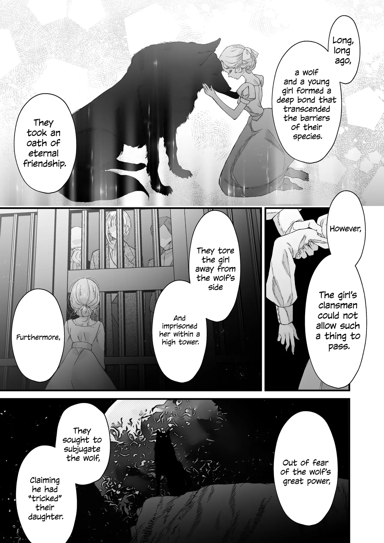 The howling wolf never forgets its promise. page 52