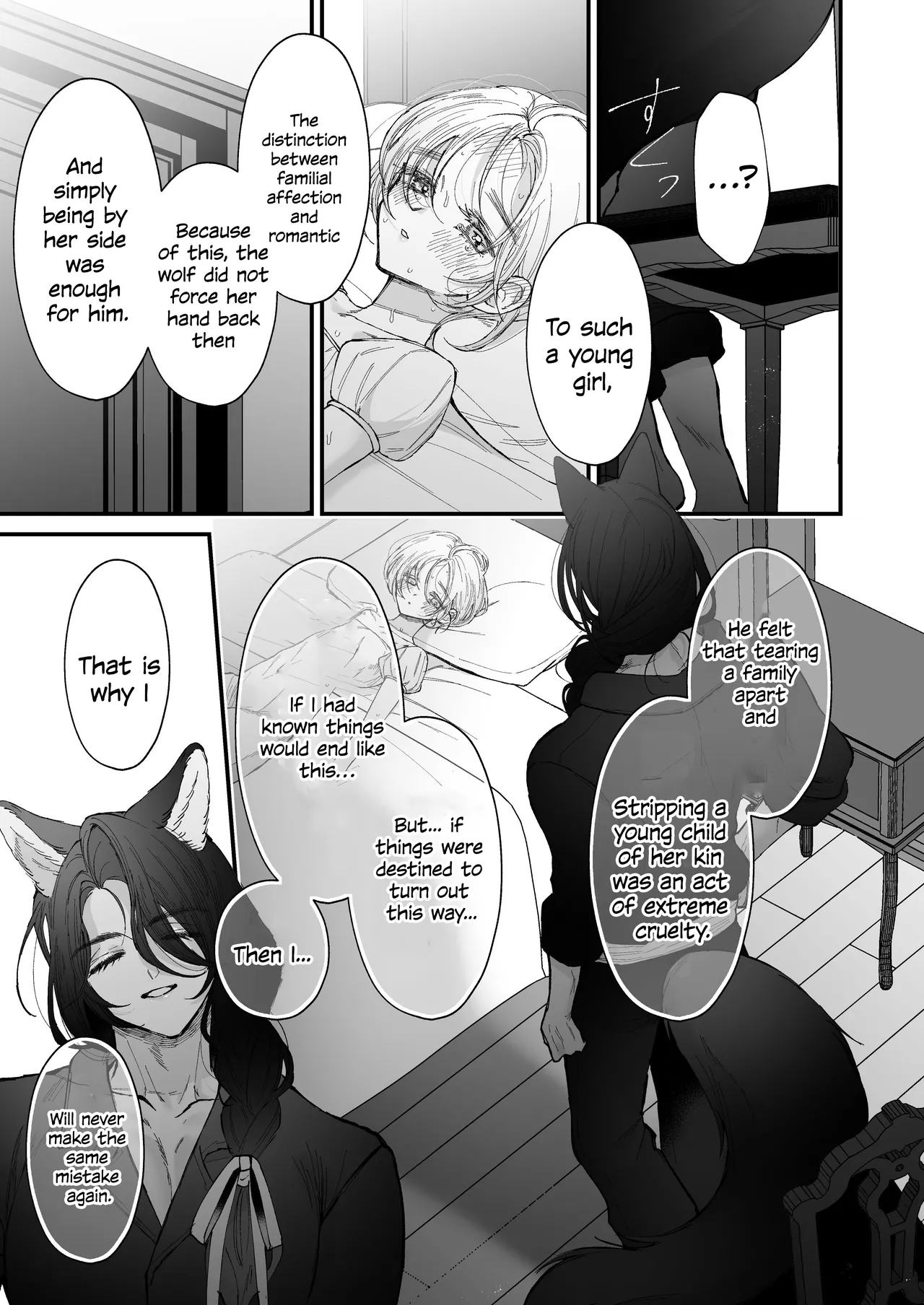 The howling wolf never forgets its promise. page 54