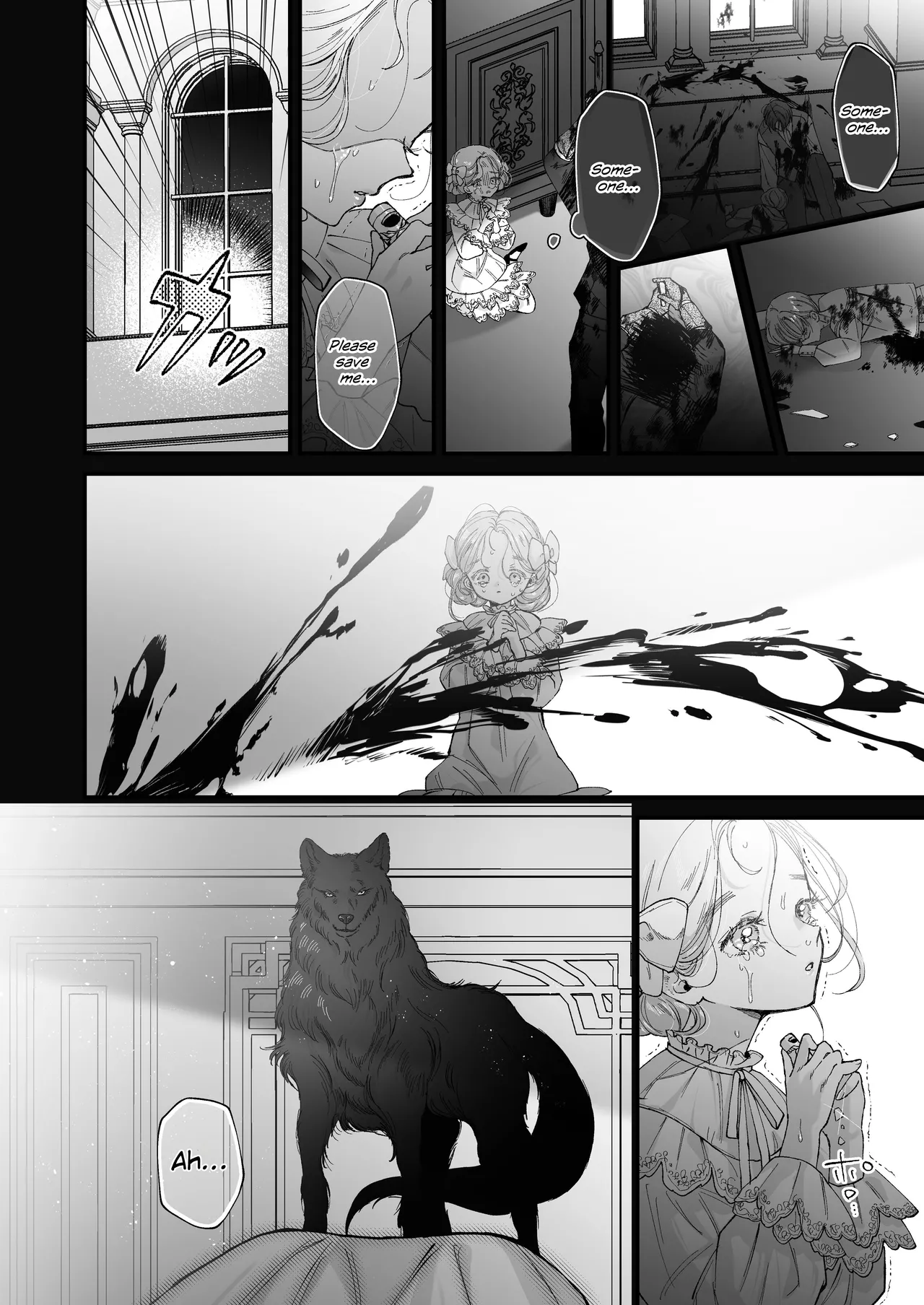 The howling wolf never forgets its promise. page 98
