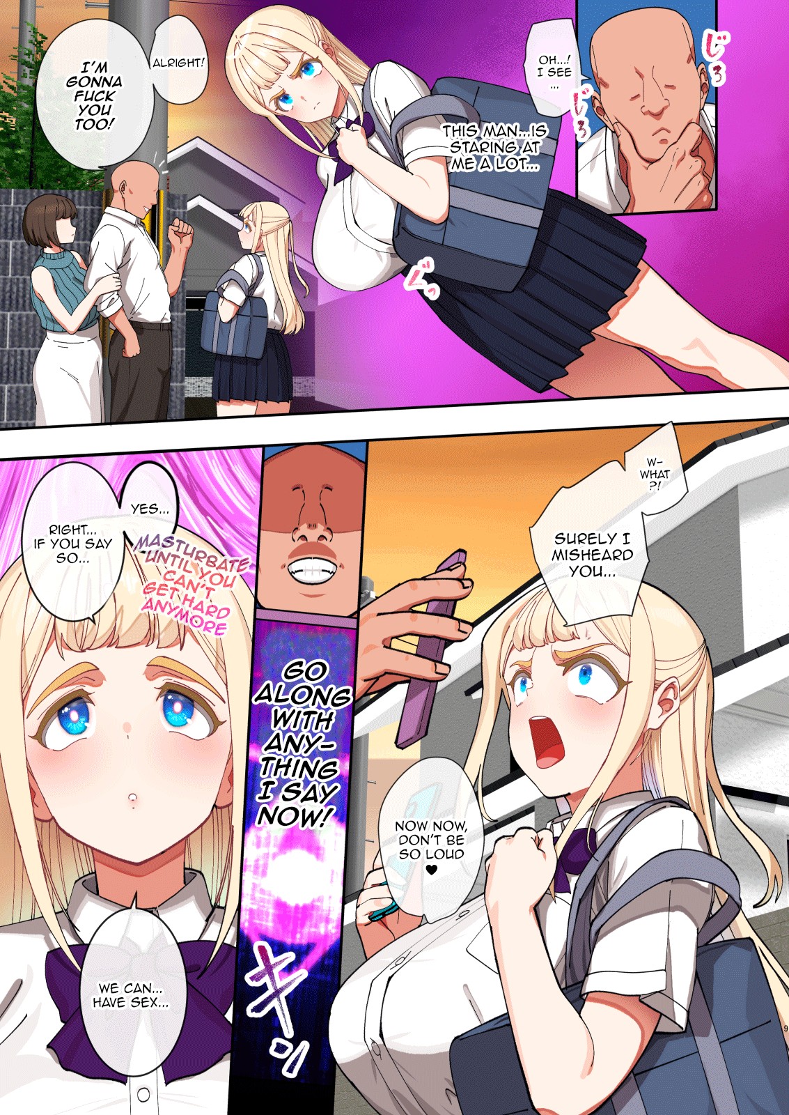 The Hypnotized Blonde Student Council President Loves Semen page 8
