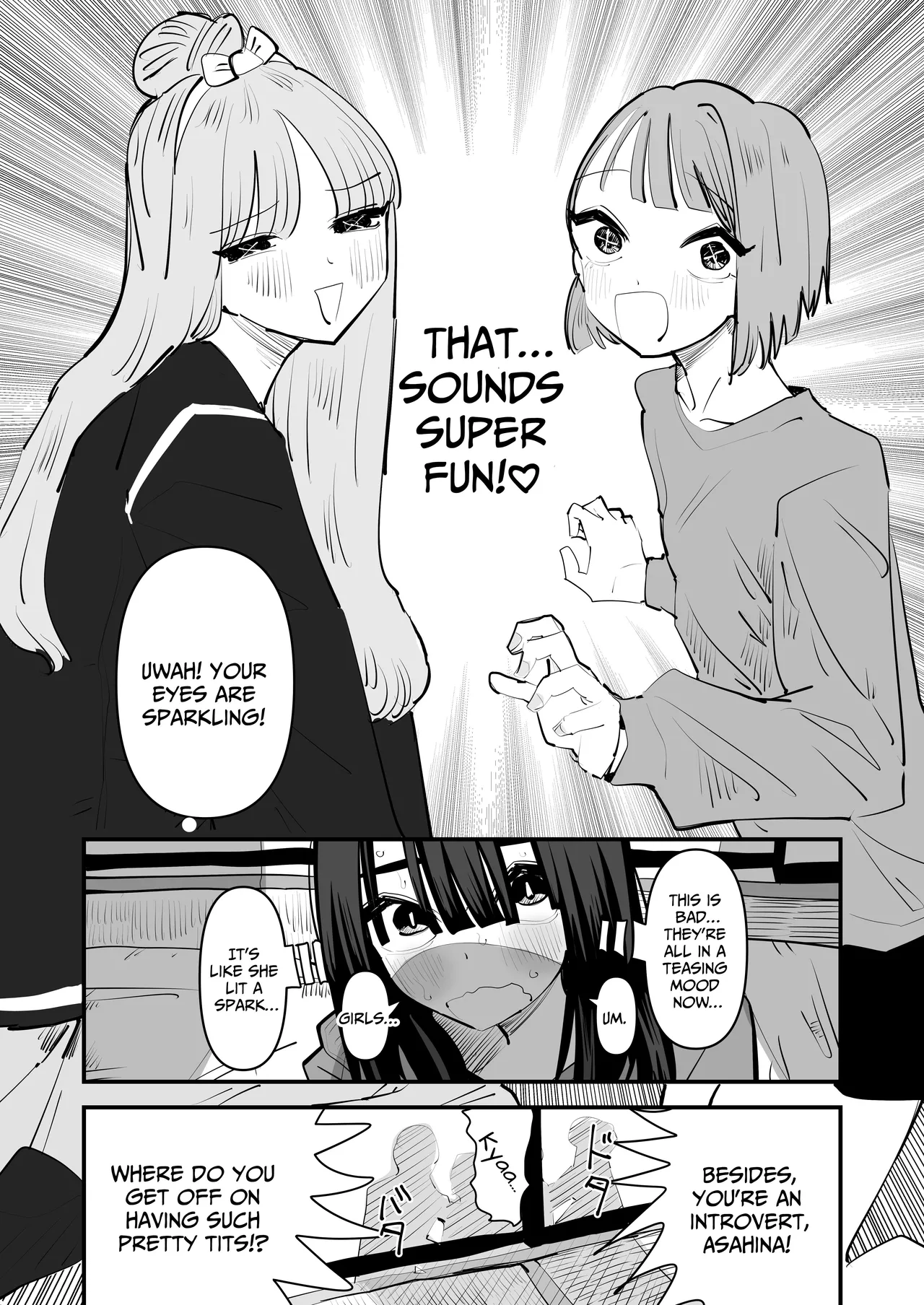 The Introvert is so Cheeky for having Beautiful Pink Nipples! page 11