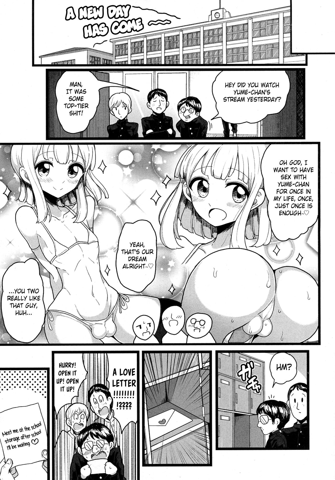 The Lame and Quiet Four Eyes in Class is a Perverted Trap!? page 3