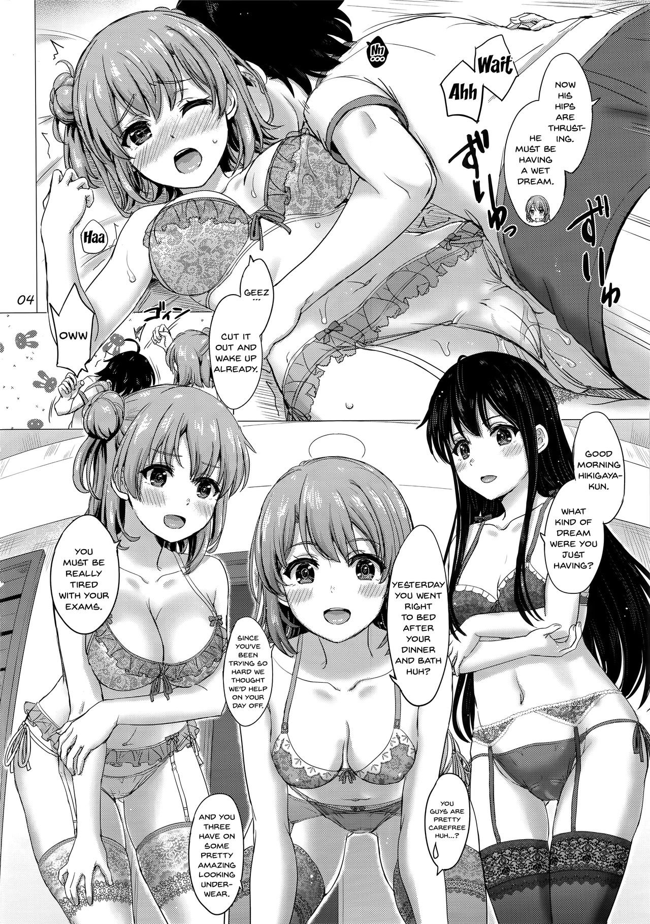 The Lewd Girls from the Service Club page 4