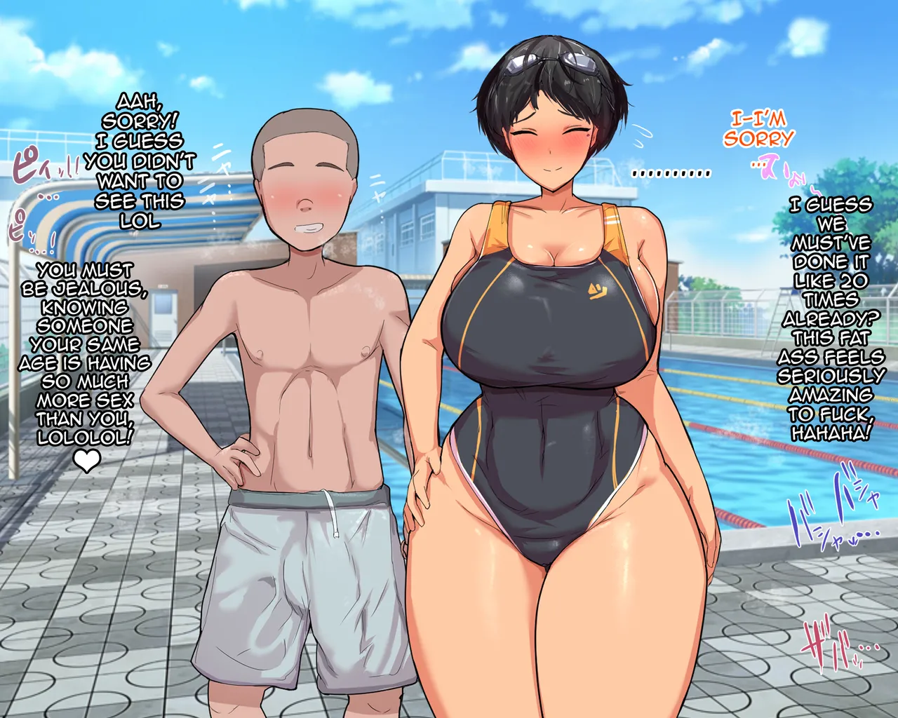 The Long-dicked Perverted Monkey Was Fucking With The The Three Huge Boobed Classmates After Class page 189