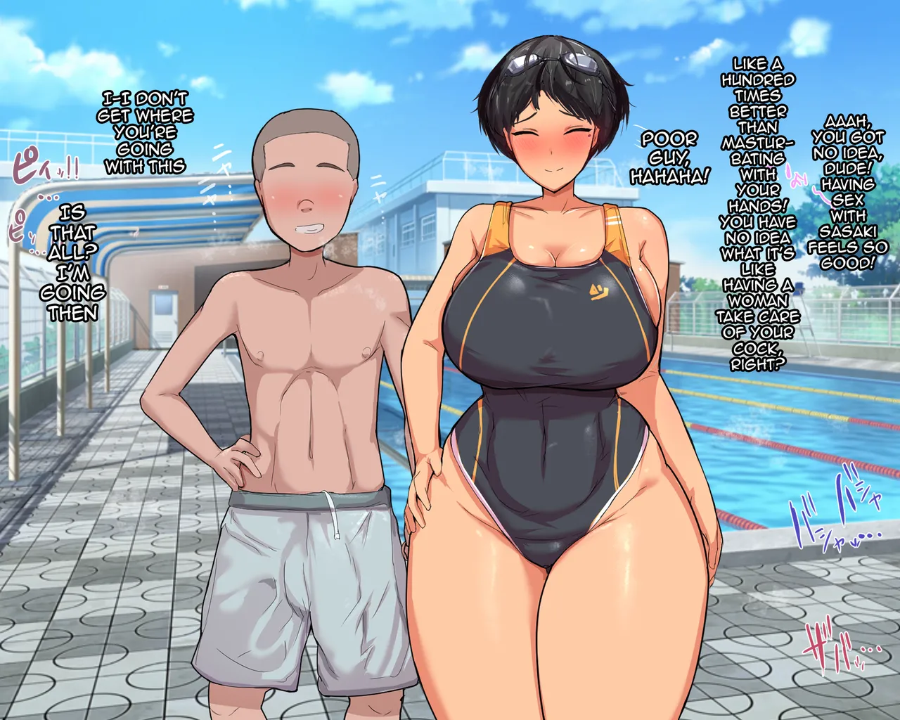 The Long-dicked Perverted Monkey Was Fucking With The The Three Huge Boobed Classmates After Class page 190