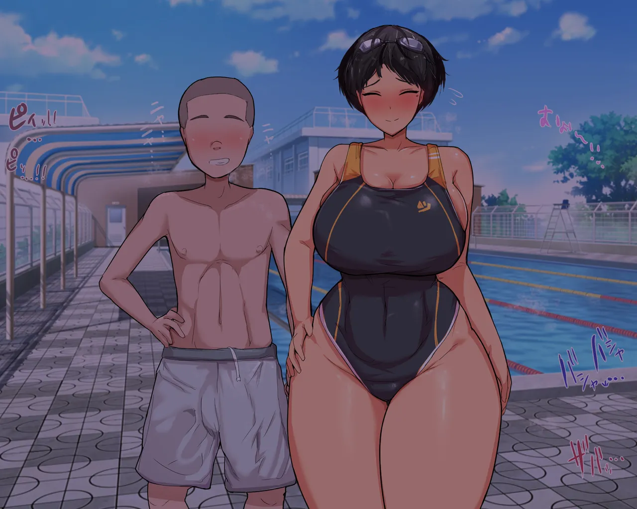 The Long-dicked Perverted Monkey Was Fucking With The The Three Huge Boobed Classmates After Class page 192