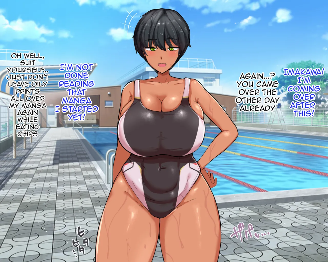 The Long-dicked Perverted Monkey Was Fucking With The The Three Huge Boobed Classmates After Class page 24