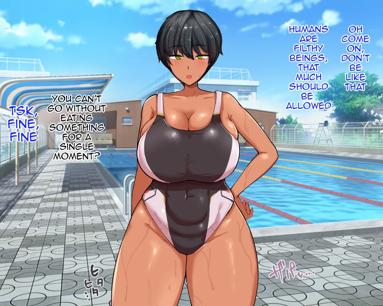 The Long-dicked Perverted Monkey Was Fucking With The The Three Huge Boobed Classmates After Class page 25