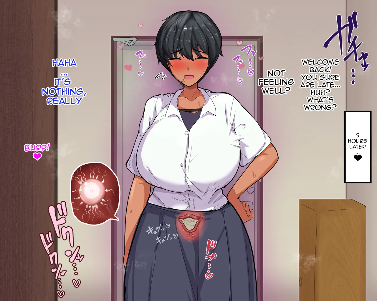 The Long-dicked Perverted Monkey Was Fucking With The The Three Huge Boobed Classmates After Class page 315