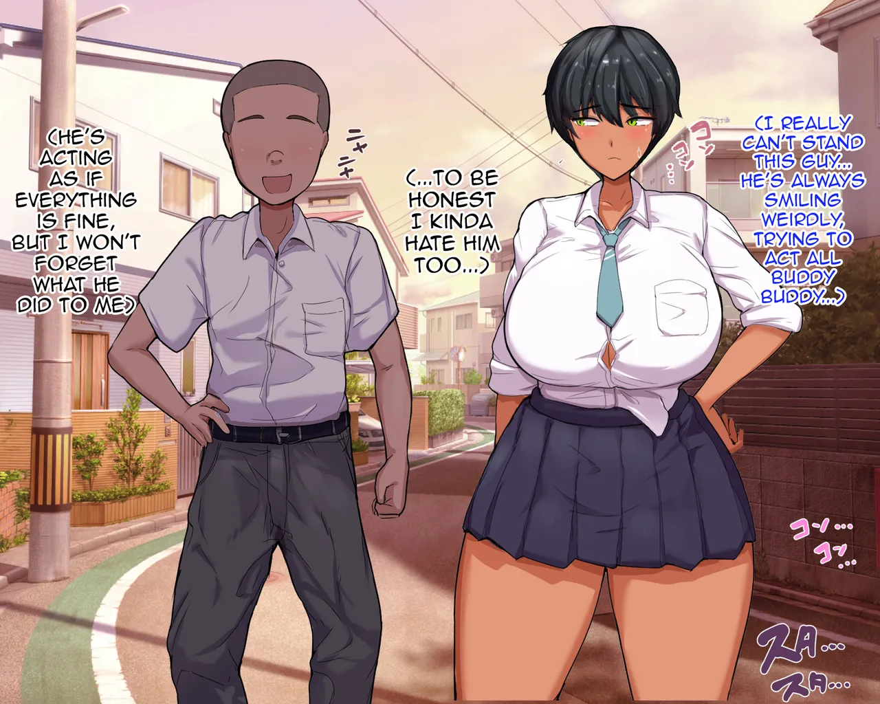 The Long-dicked Perverted Monkey Was Fucking With The The Three Huge Boobed Classmates After Class page 33