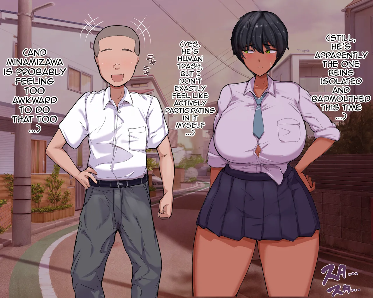 The Long-dicked Perverted Monkey Was Fucking With The The Three Huge Boobed Classmates After Class page 37