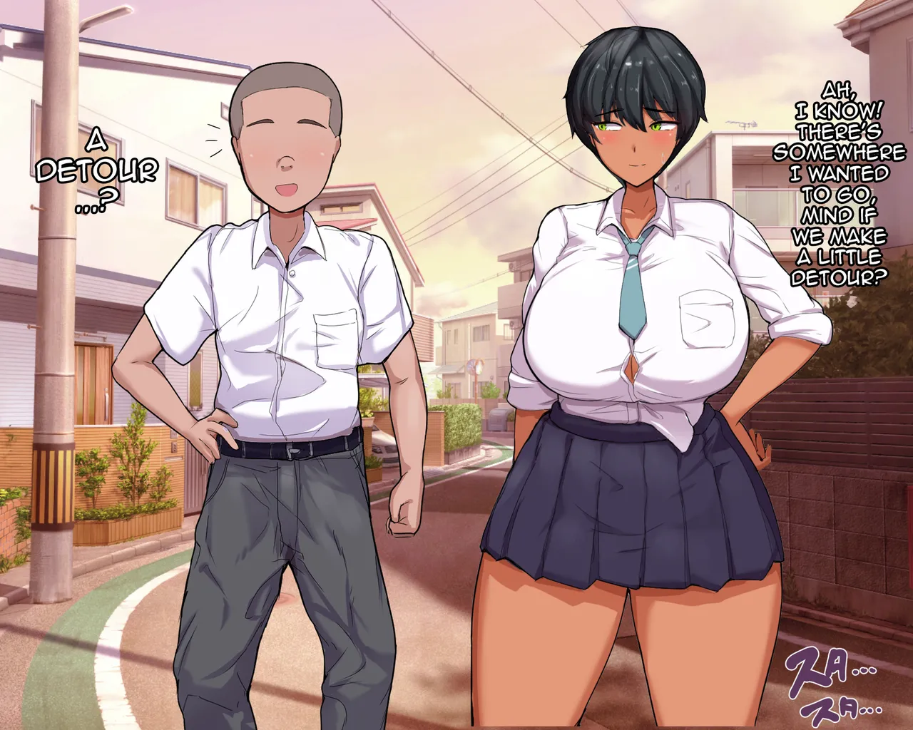The Long-dicked Perverted Monkey Was Fucking With The The Three Huge Boobed Classmates After Class page 40