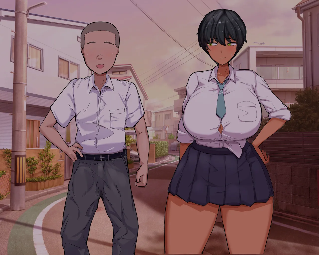 The Long-dicked Perverted Monkey Was Fucking With The The Three Huge Boobed Classmates After Class page 41