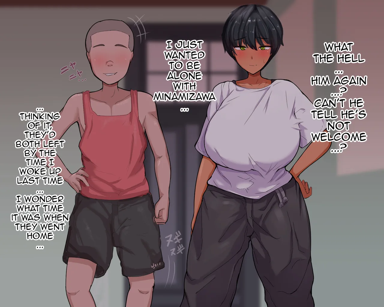 The Long-dicked Perverted Monkey Was Fucking With The The Three Huge Boobed Classmates After Class page 87