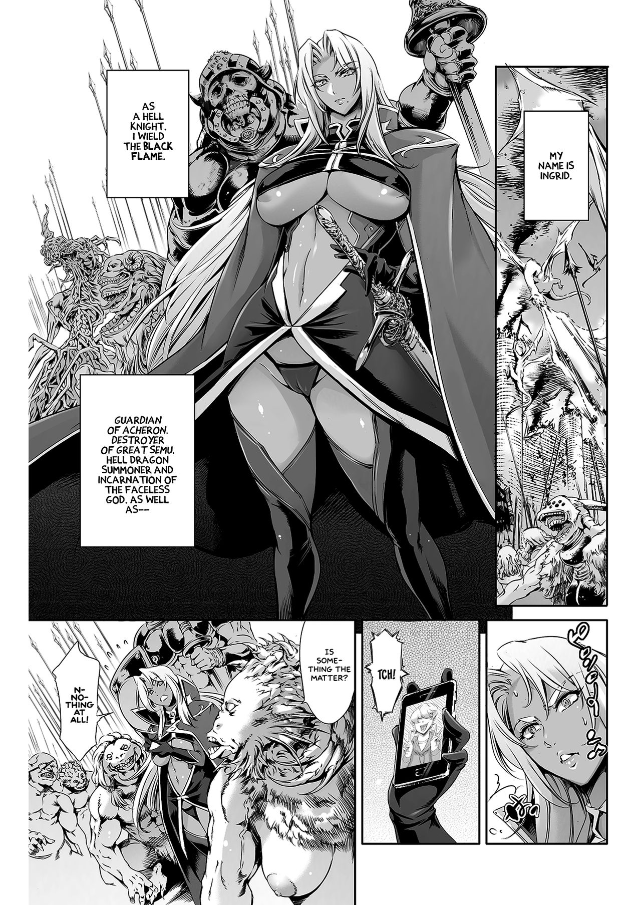 THE LUCKY HOLE Makai Kishi-sama wa Bokura no Onaho (Taimanin Asagi) [English] =White Symphony= page 2