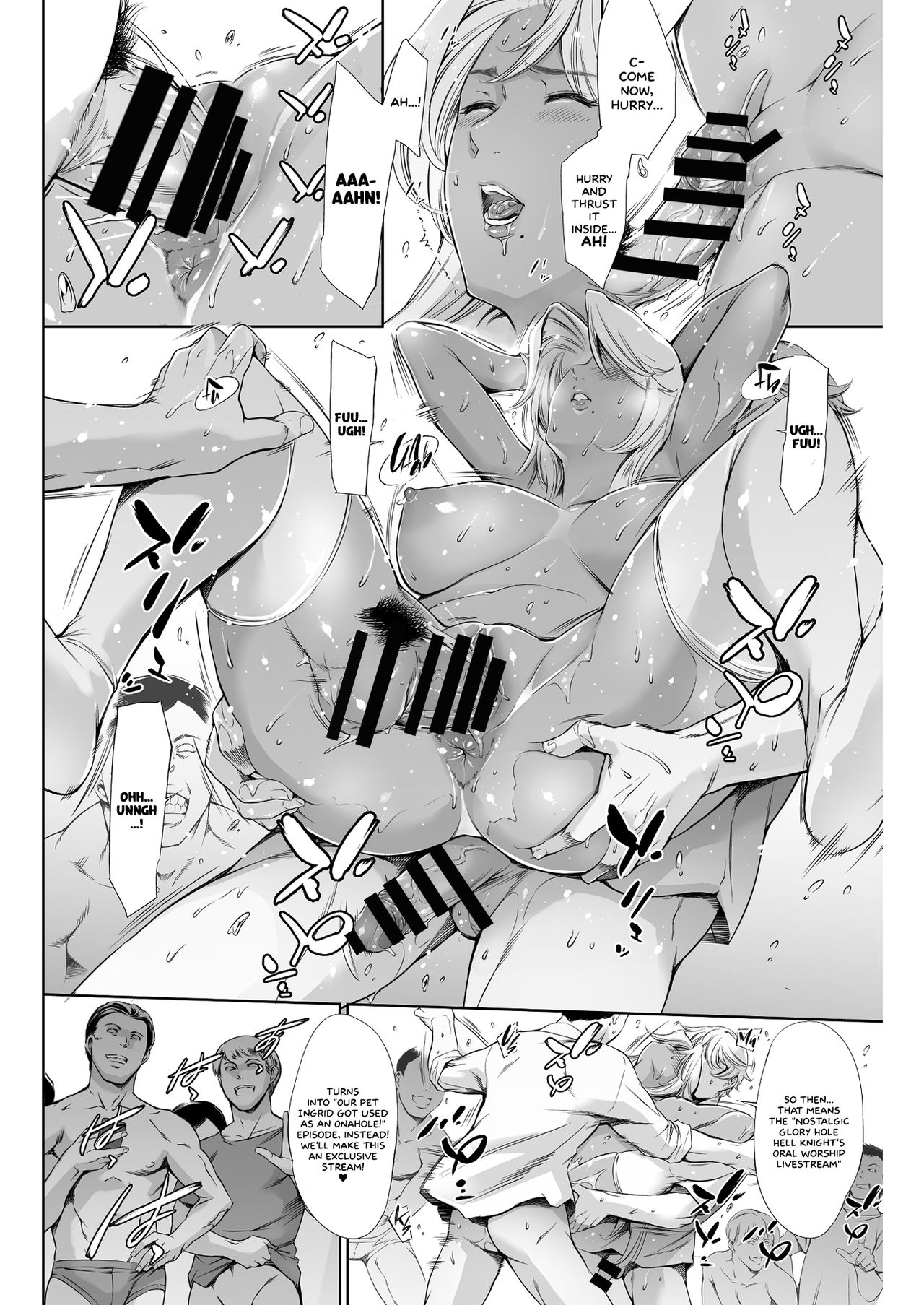 THE LUCKY HOLE Makai Kishi-sama wa Bokura no Onaho (Taimanin Asagi) [English] =White Symphony= page 21