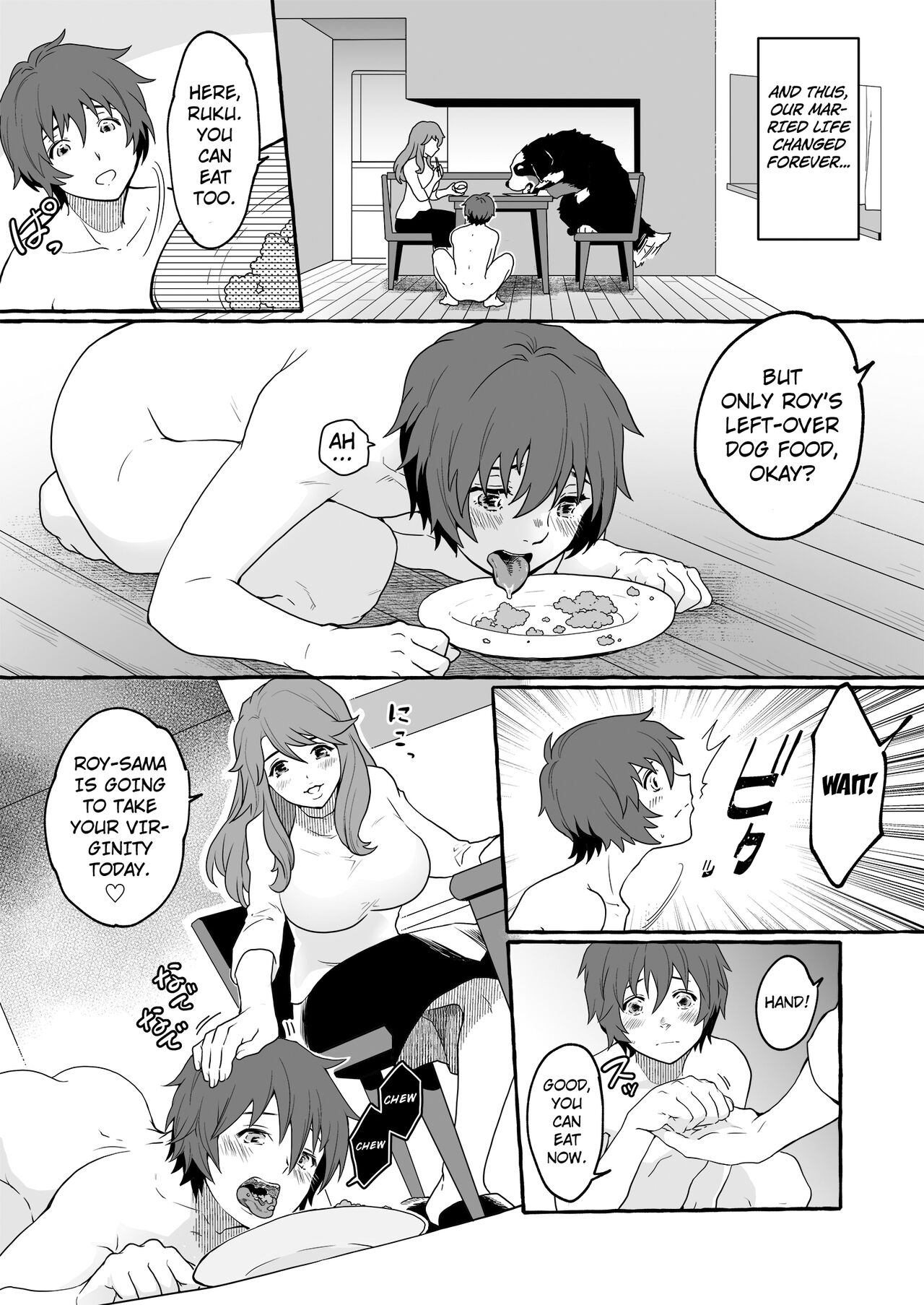 The Man Who's Married to a Male Dog 2 ~The Fall of a Married Couple into a Dog's Slave~ page 8