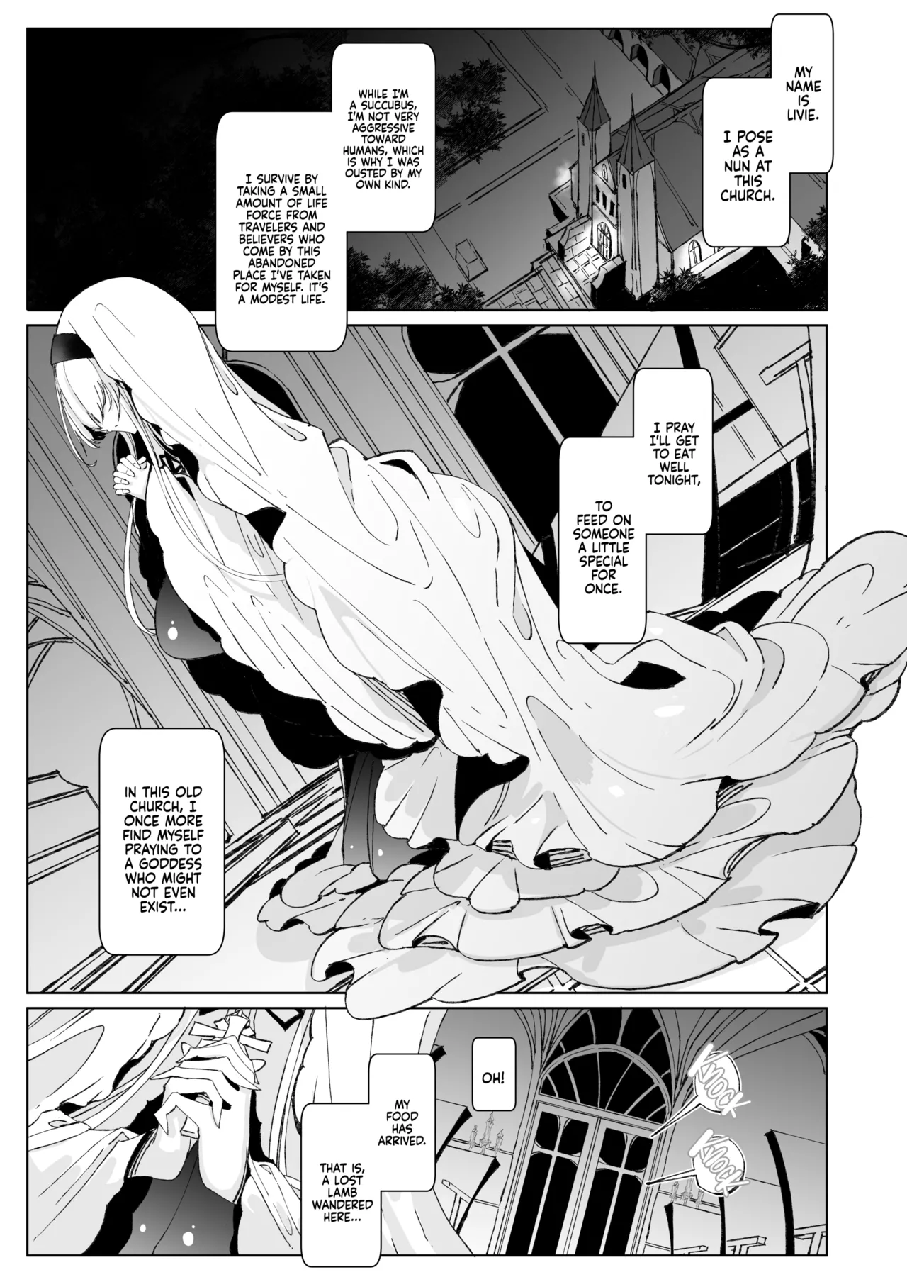 The Marked Oblivious Princess Knight and the Succubus Sister's All-You-Can-Eat Lesbian Oil Massage page 2